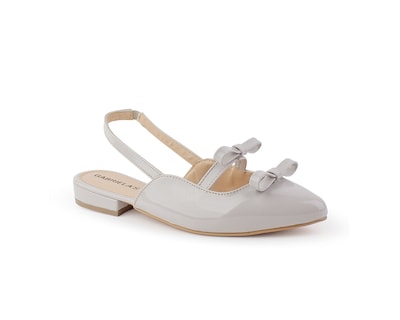 Foto 1 | Flats Color Beige Moños Material Sintetico