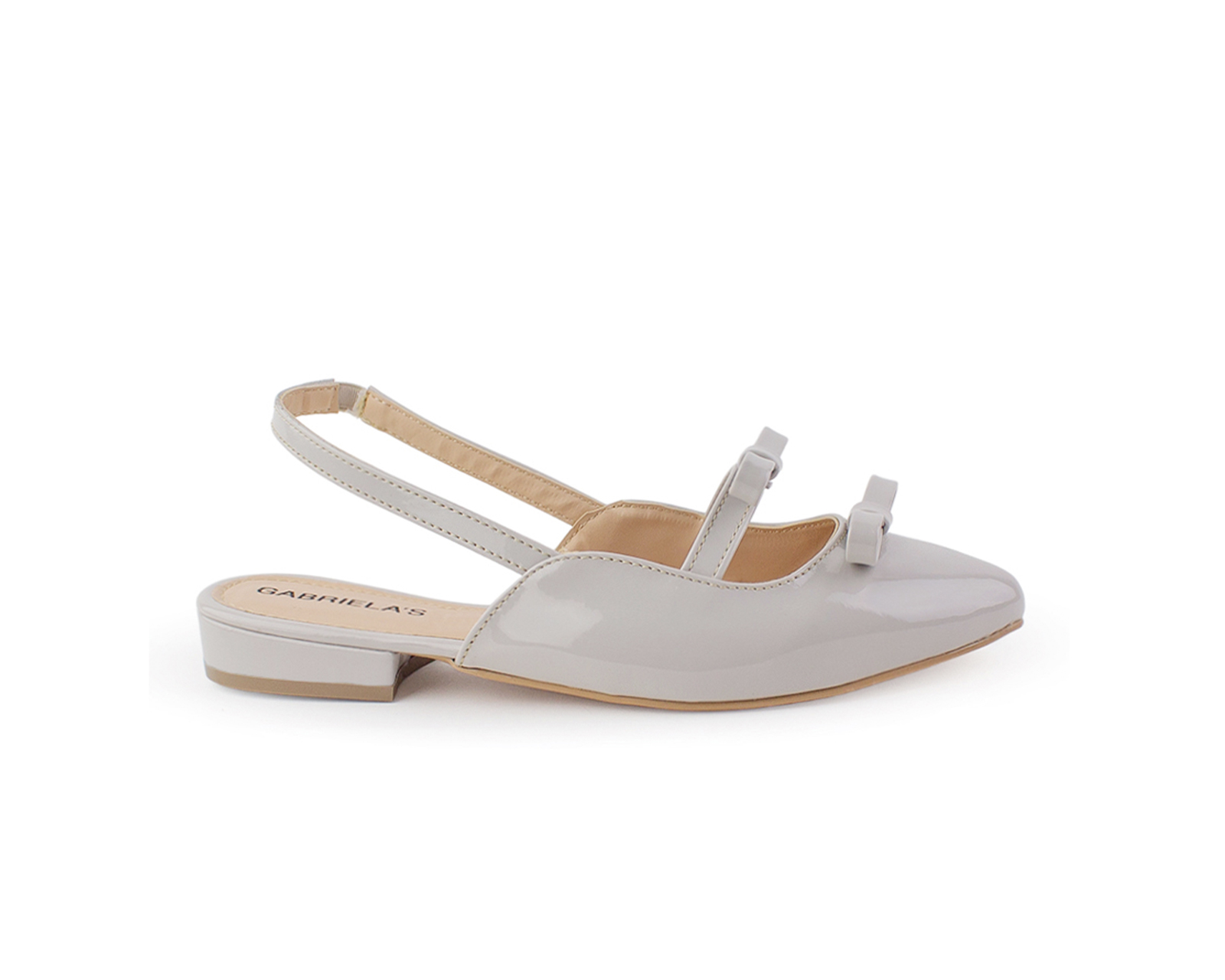 Foto 2 | Flats Color Beige Moños Material Sintetico
