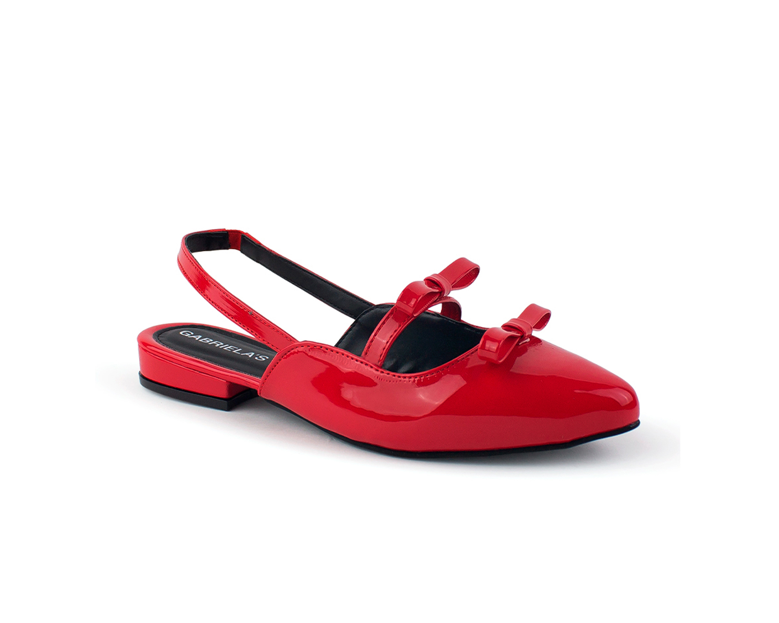 Foto 1 | Balerina Color Rojo Moños Material Sintetico