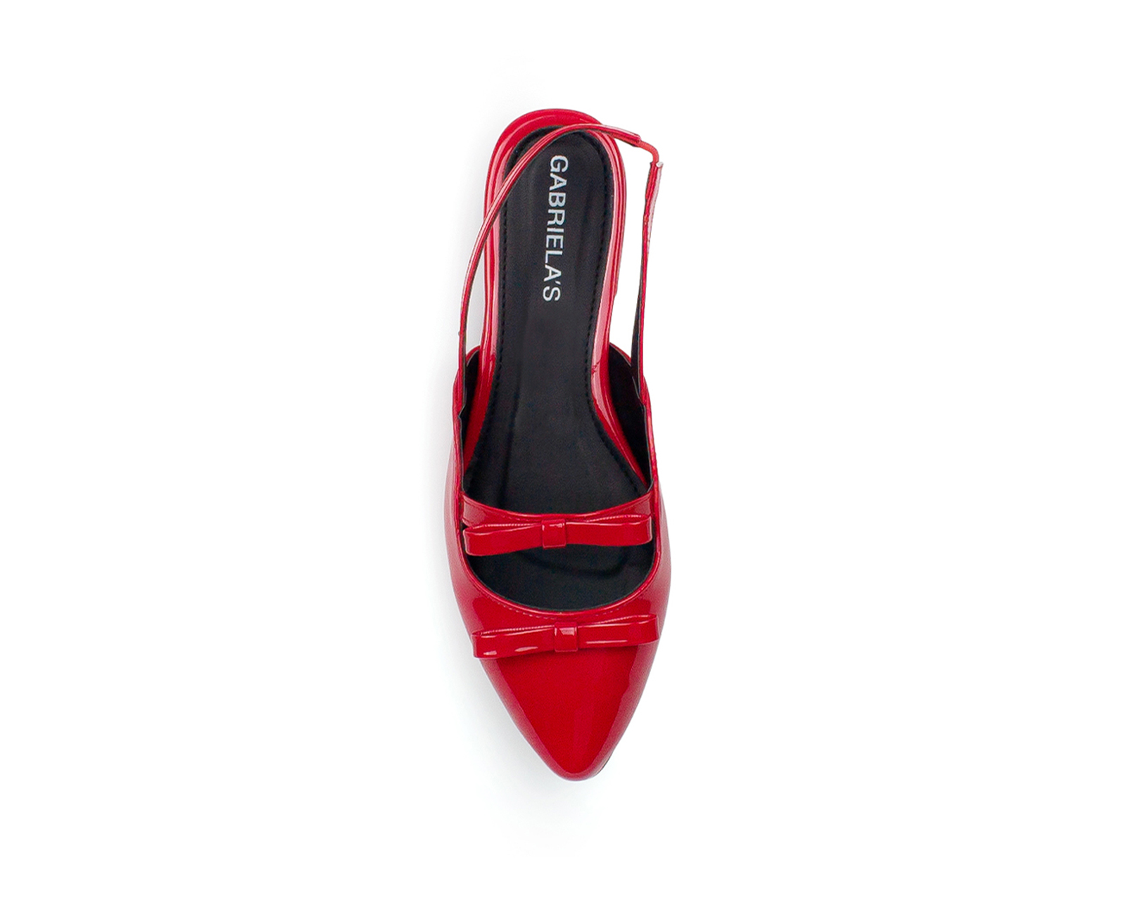 Foto 4 pulgar | Balerina Color Rojo Moños Material Sintetico