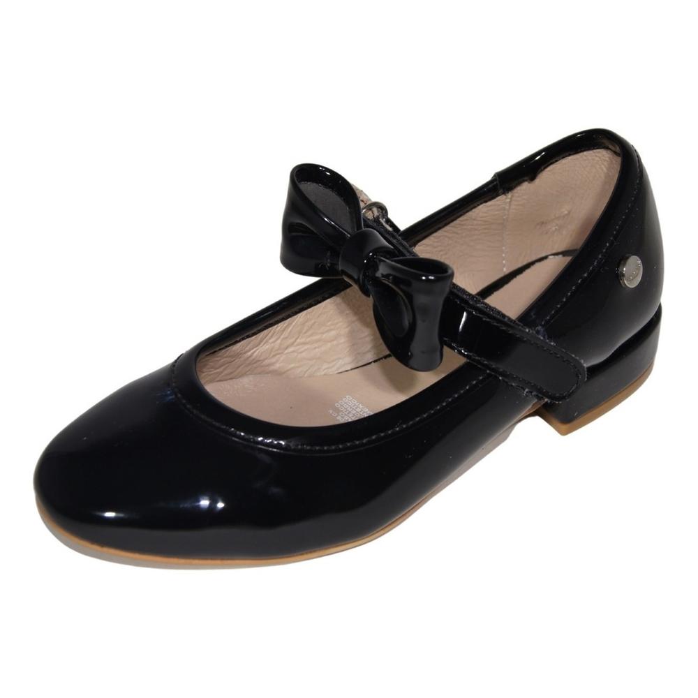 Balerina Fiesta Niña Chabelo 88510-1 Charol Negro Moño 18-24 Negro