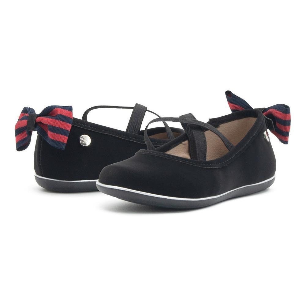 Balerina Niña Chabelo Moño Resortes Negro 15-21 Super Cool Negro