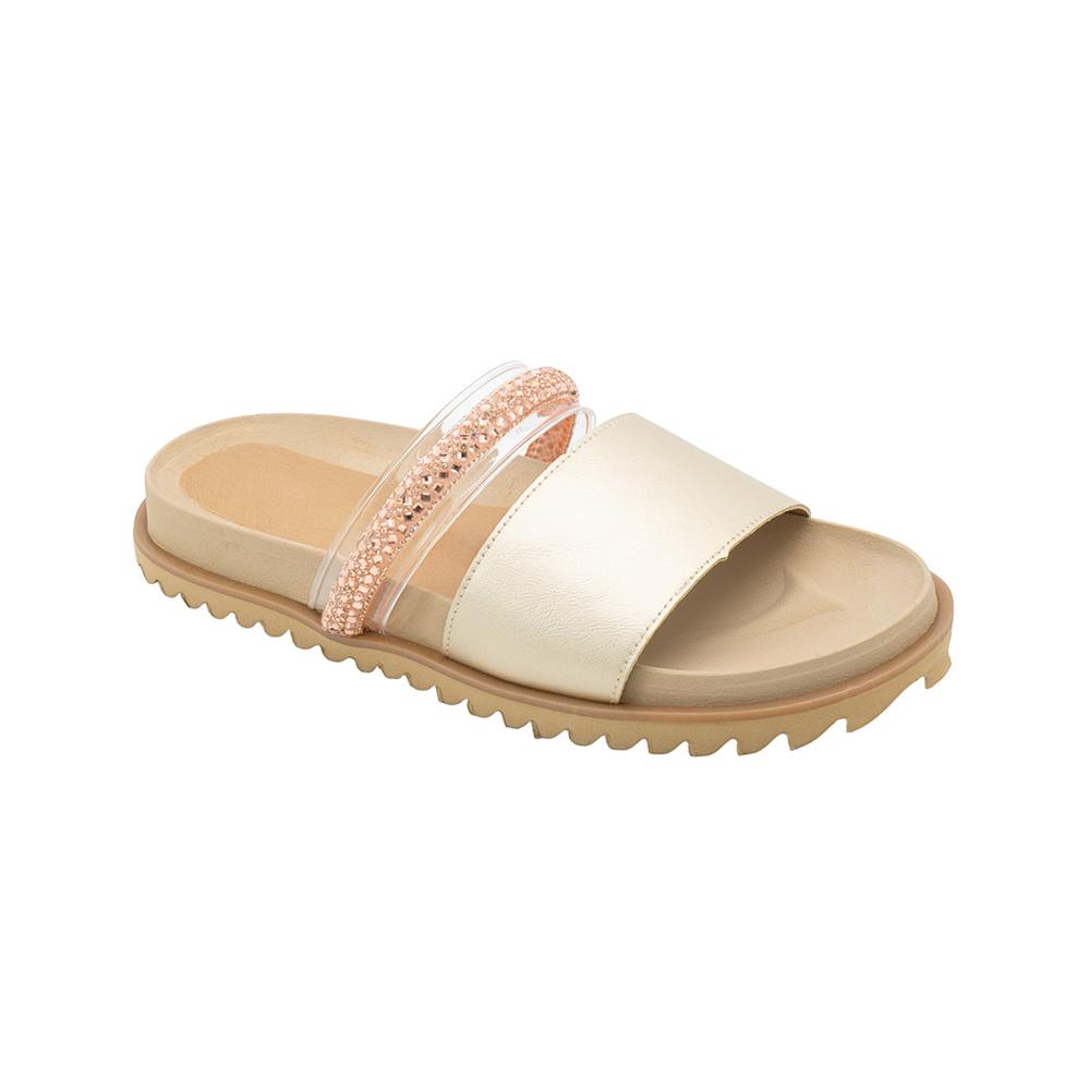 Sandalia Piso Para Mujer Wildcat  Color Oro Rosado Rosa
