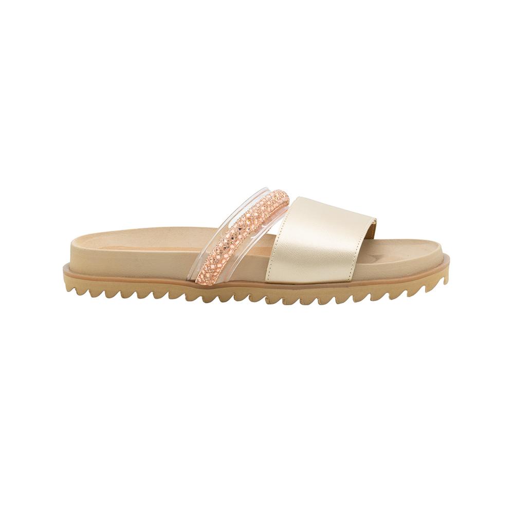 Foto 4 pulgar | Sandalia Piso Para Mujer Wildcat  Color Oro Rosado Rosa