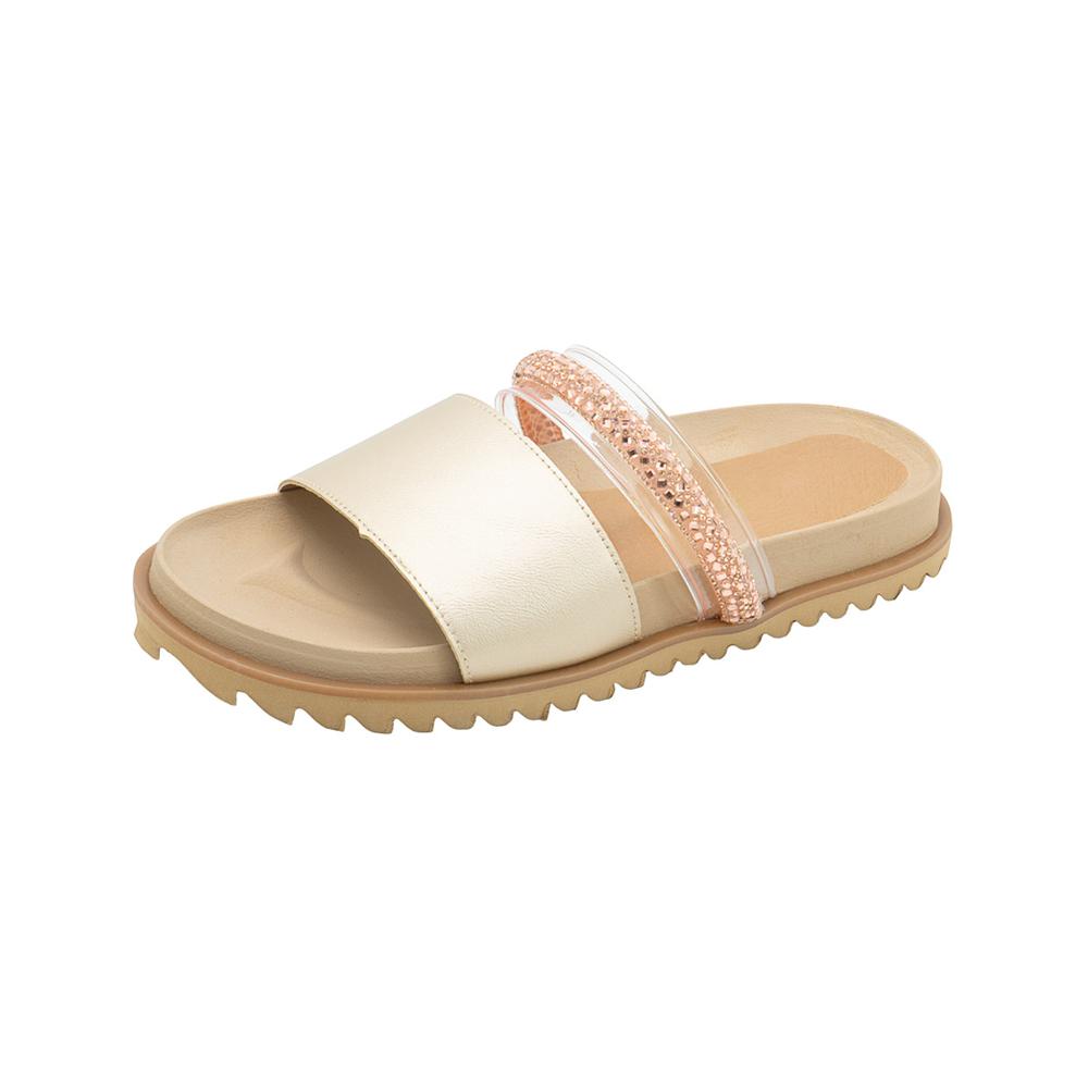 Foto 5 pulgar | Sandalia Piso Para Mujer Wildcat  Color Oro Rosado Rosa