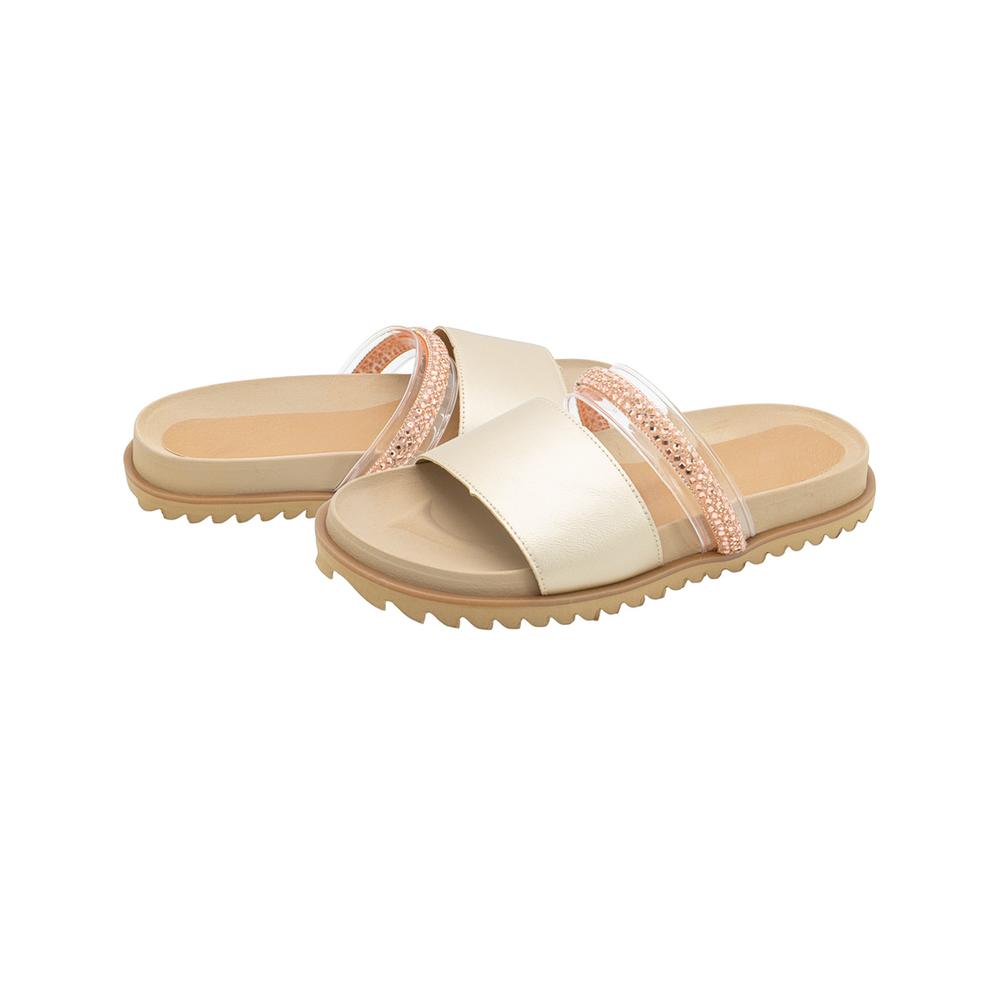 Foto 6 pulgar | Sandalia Piso Para Mujer Wildcat  Color Oro Rosado Rosa