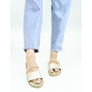 Foto 7 | Sandalia Piso Para Mujer Wildcat Color Oro Rosado Rosa