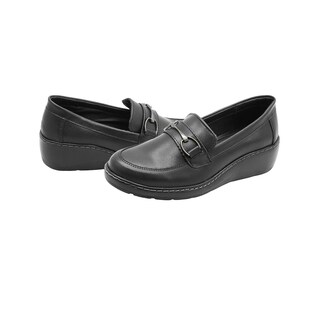 Foto 5 | Zapato Piso Confort Para Mujer Piel Color Negro Suavecito Negro