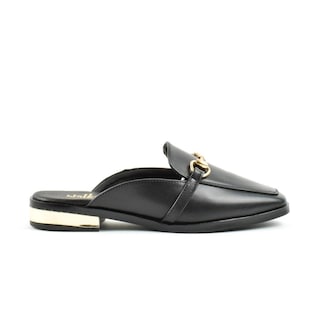Foto 1 | Mule Flat Zapato Moda Elegante Para Mujer Walki Galilea Negro