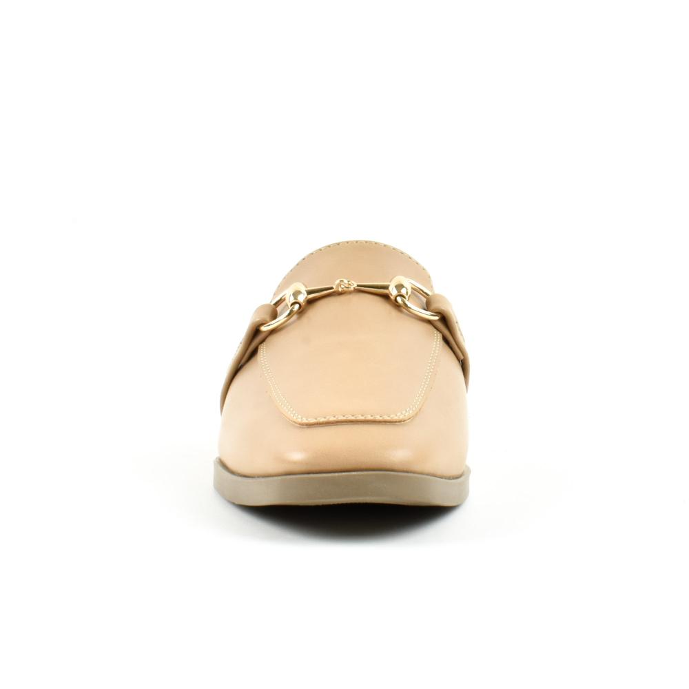 Foto 3 pulgar | Mule Flat Zapato Moda Elegante Para Mujer Walki Galilea Beige
