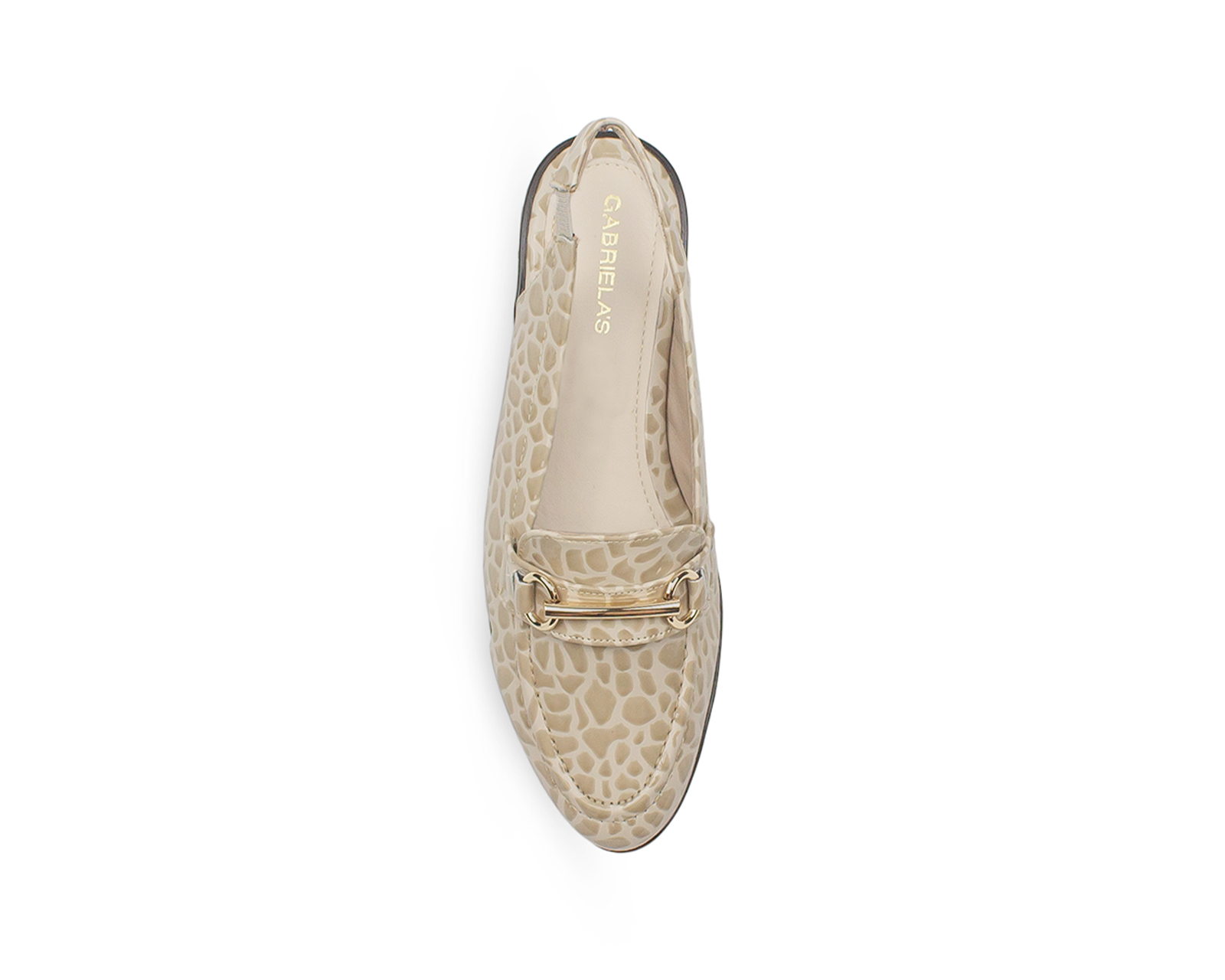 Foto 4 pulgar | Balerina Color Beige Herraje Material Sintetico
