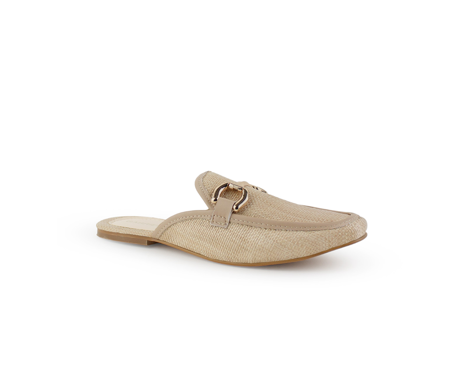Balerina Color Beige Herraje Material Sintetico