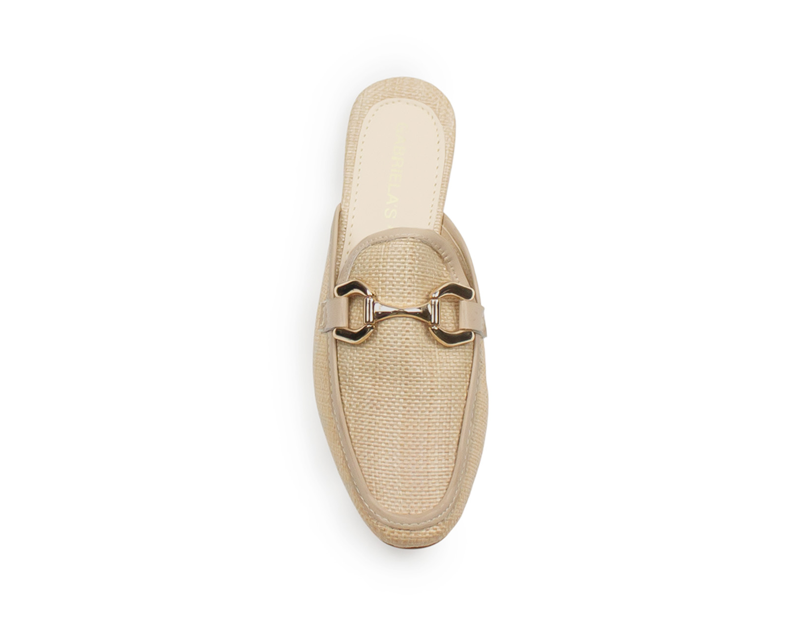 Foto 4 pulgar | Balerina Color Beige Herraje Material Sintetico