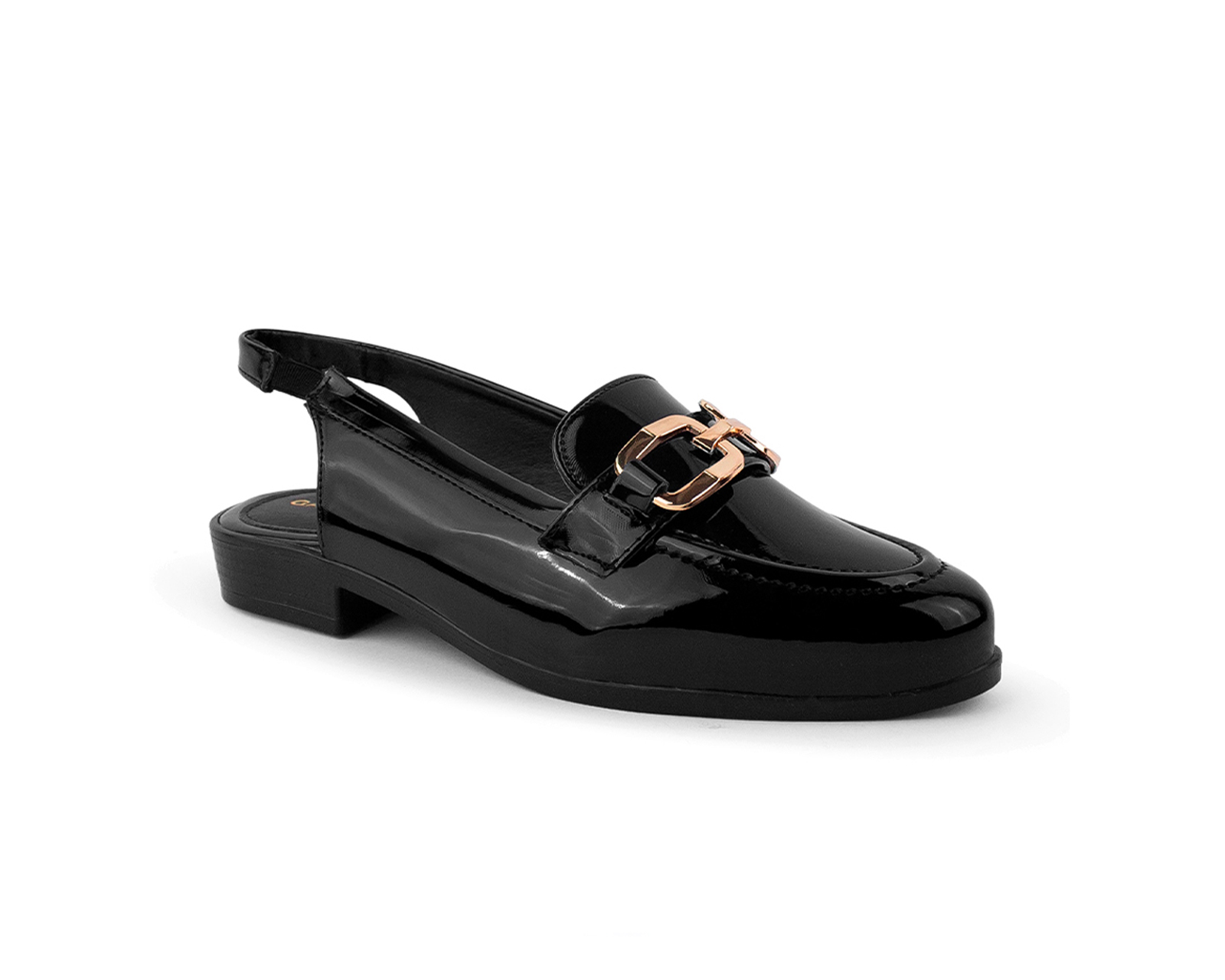 Balerina Color Negro Charol Material Sintetico
