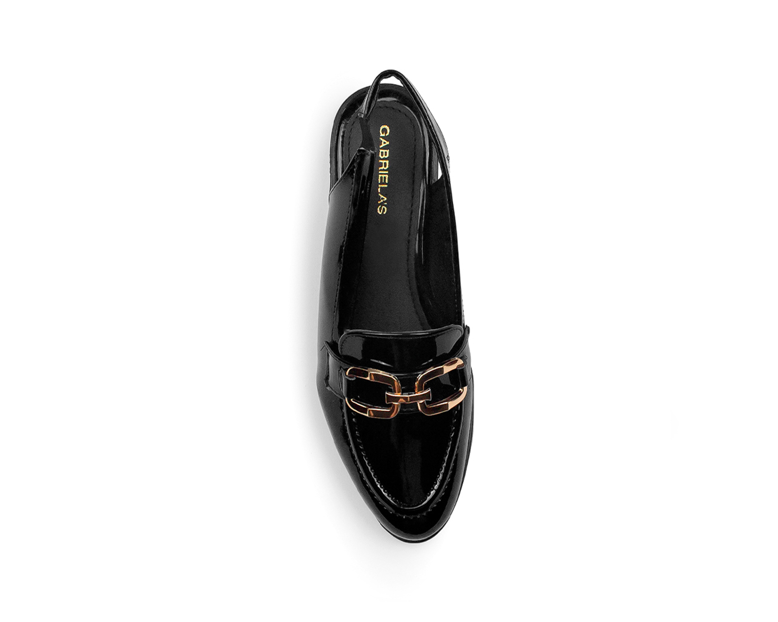 Foto 4 pulgar | Balerina Color Negro Charol Material Sintetico