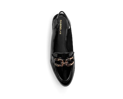 Foto 3 | Balerina Color Negro Charol Material Sintetico