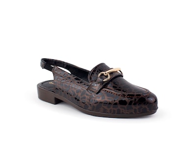 Foto 1 | Balerina Color Negro Herraje Material Sintetico
