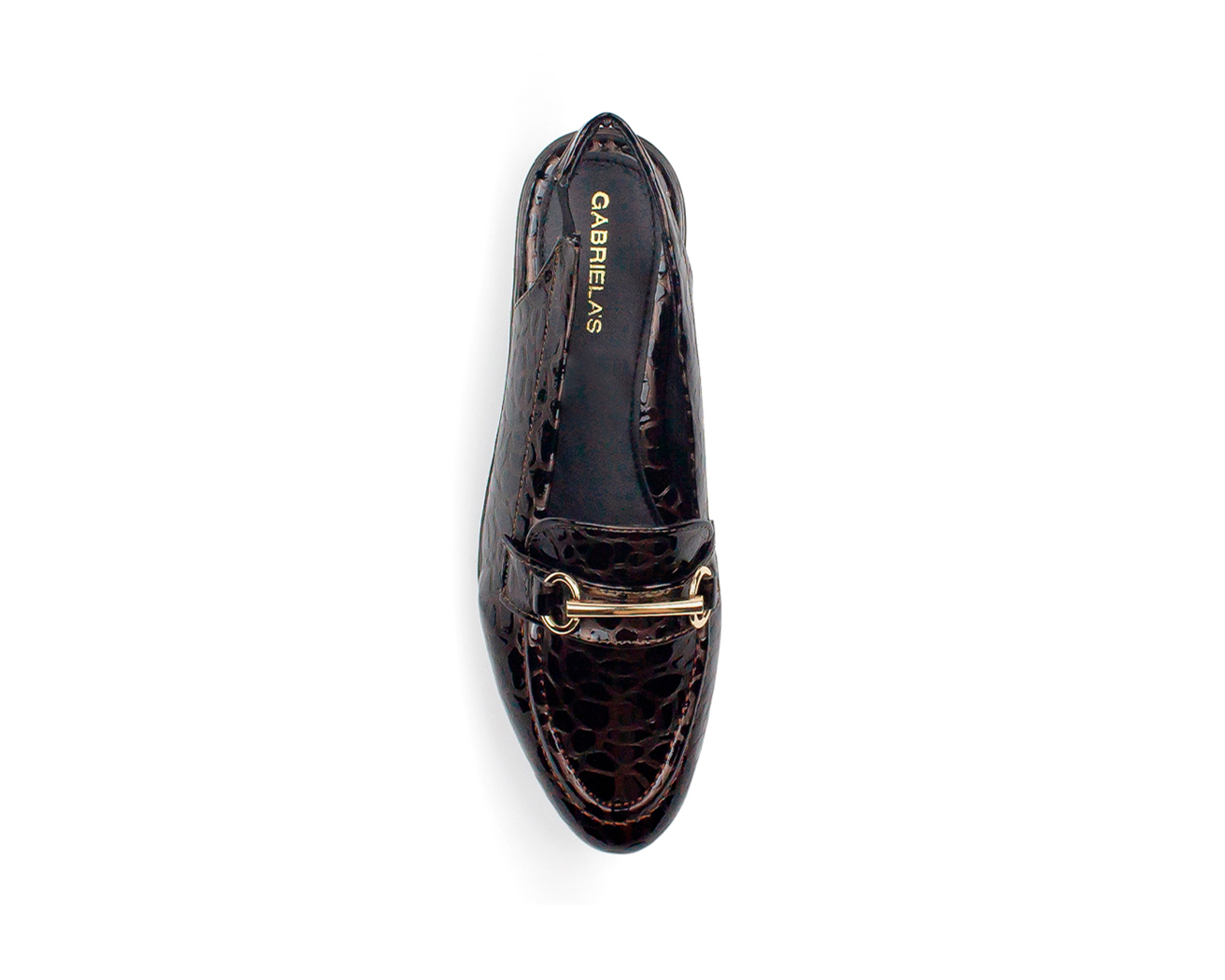 Foto 4 pulgar | Balerina Color Negro Herraje Material Sintetico