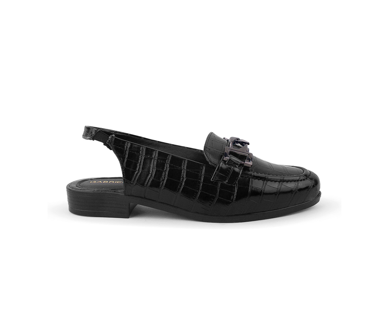 Foto 2 | Balerina Color Negro Herraje Material Sintetico