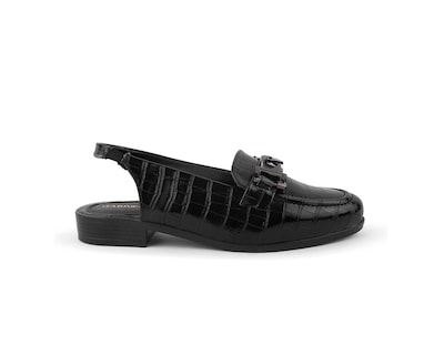 Foto 2 | Balerina Color Negro Herraje Material Sintetico