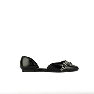 Foto 3 | Balerina Flat Zapato Plano Moda Casual De Mujer Walki Helena Negro
