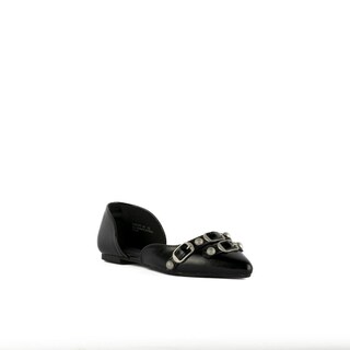 Foto 5 | Balerina Flat Zapato Plano Moda Casual De Mujer Walki Helena Negro