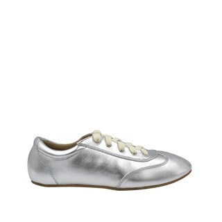 Foto 1 | Tenis Flats Con Agujetas Tonalidades Metálicas Alessa