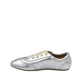 Foto 4 | Tenis Flats Con Agujetas Tonalidades Metálicas Alessa