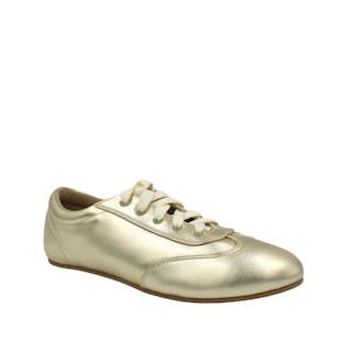 Foto 2 | Tenis Flats Con Agujetas Tonalidades Metálicas Alessa