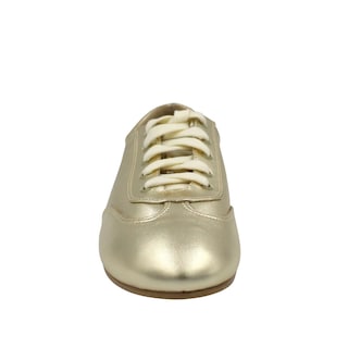 Foto 3 | Tenis Flats Con Agujetas Tonalidades Metálicas Alessa