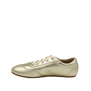 Foto 4 | Tenis Flats Con Agujetas Tonalidades Metálicas Alessa