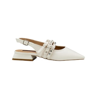 Foto 4 | Flat Balerina Para Dama Salamandra Beige Elegante Oficina Cafe