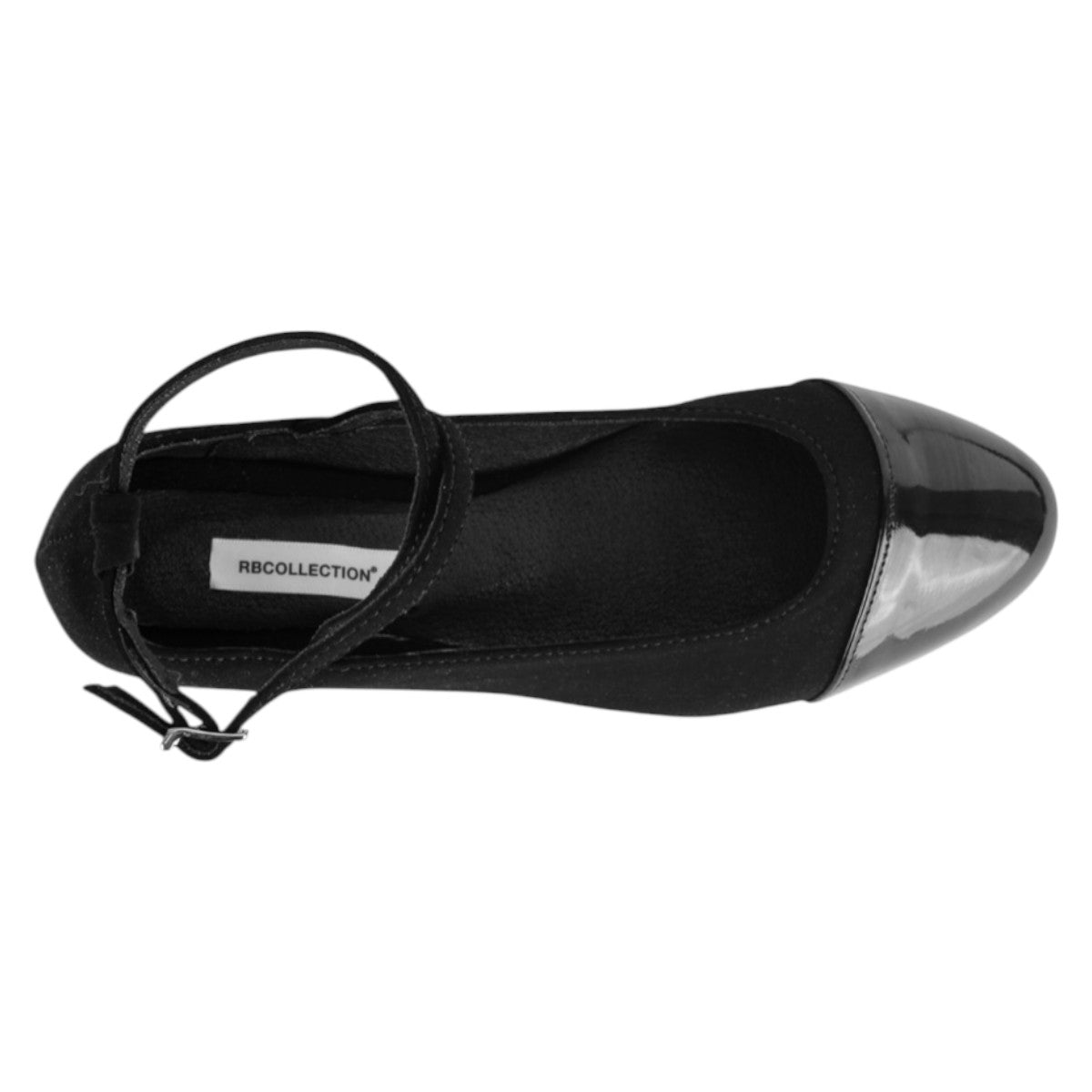 Foto 4 pulgar | Flats Clásicas Exterior Gamuza Sintética Color Negro Para Mujer De Rbcollection