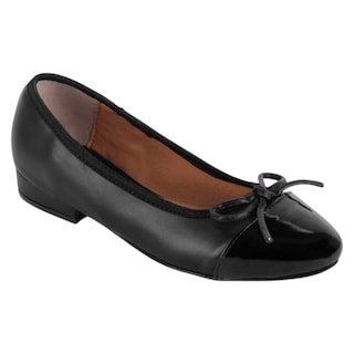 Foto 1 | Flats Clásicas Exterior Piel Vegana Color Negro Para Mujer De Rbcollection