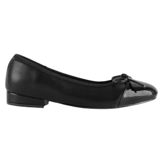 Foto 2 | Flats Clásicas Exterior Piel Vegana Color Negro Para Mujer De Rbcollection