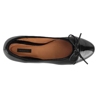 Foto 3 | Flats Clásicas Exterior Piel Vegana Color Negro Para Mujer De Rbcollection