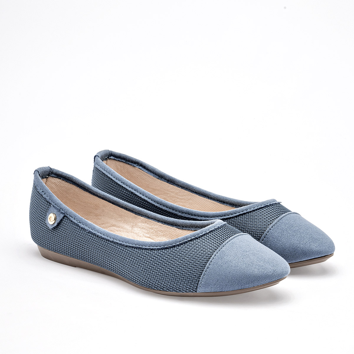 Foto 3 pulgar | Moramora Balerina Para Mujer Azul
