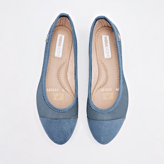 Foto 3 | Moramora Balerina Para Mujer Azul