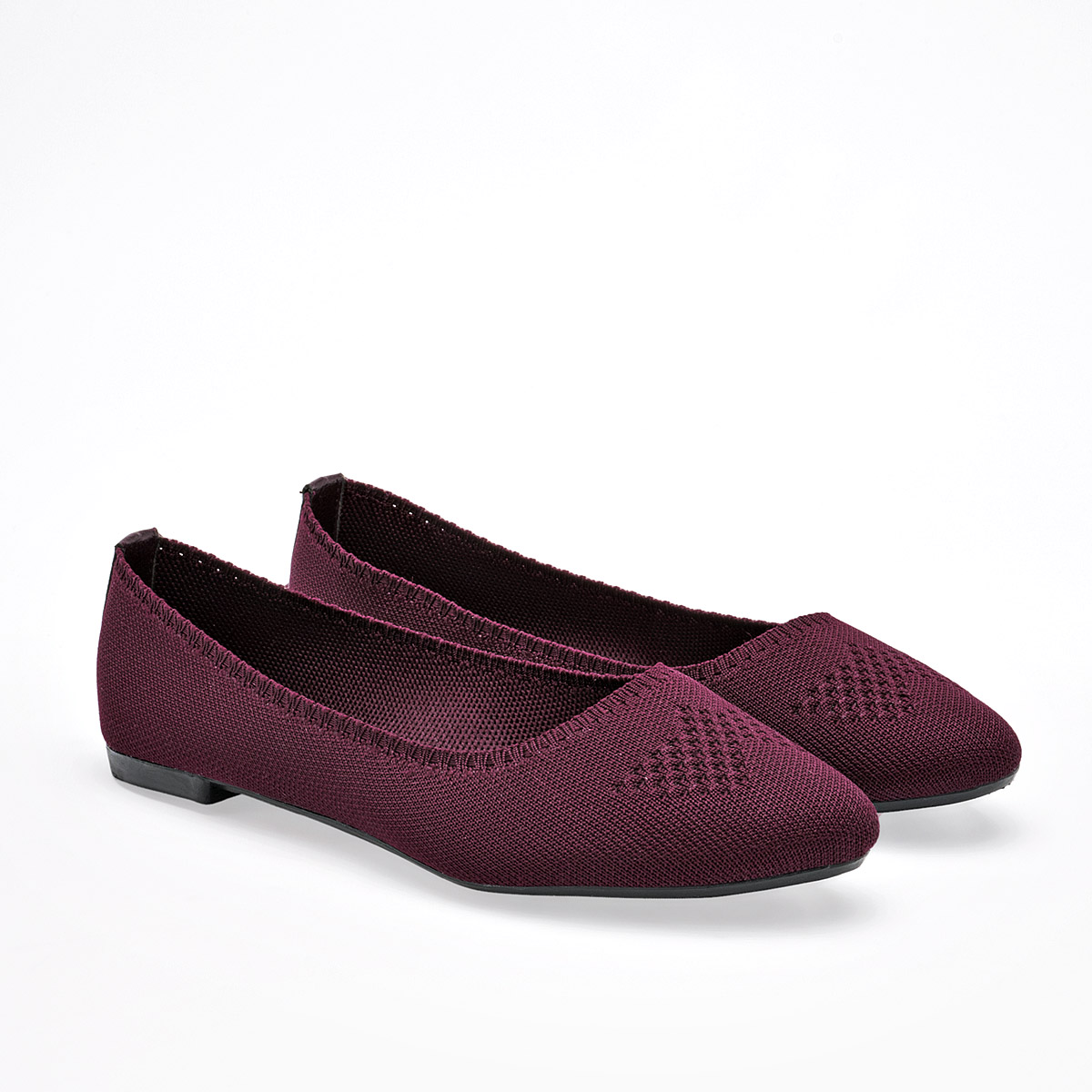 Foto 3 pulgar | Moramora Balerina Para Mujer Vino