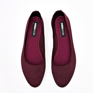 Foto 3 | Moramora Balerina Para Mujer Vino