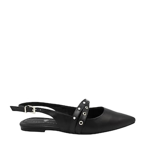 Foto 1 | Balerina Flat Puntal Destalonada Con Detalles Metálicos Linda
