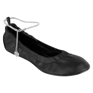 Foto 1 | Flats Clásicas Exterior Piel Vegana Color Negro Para Mujer De Rbbasics