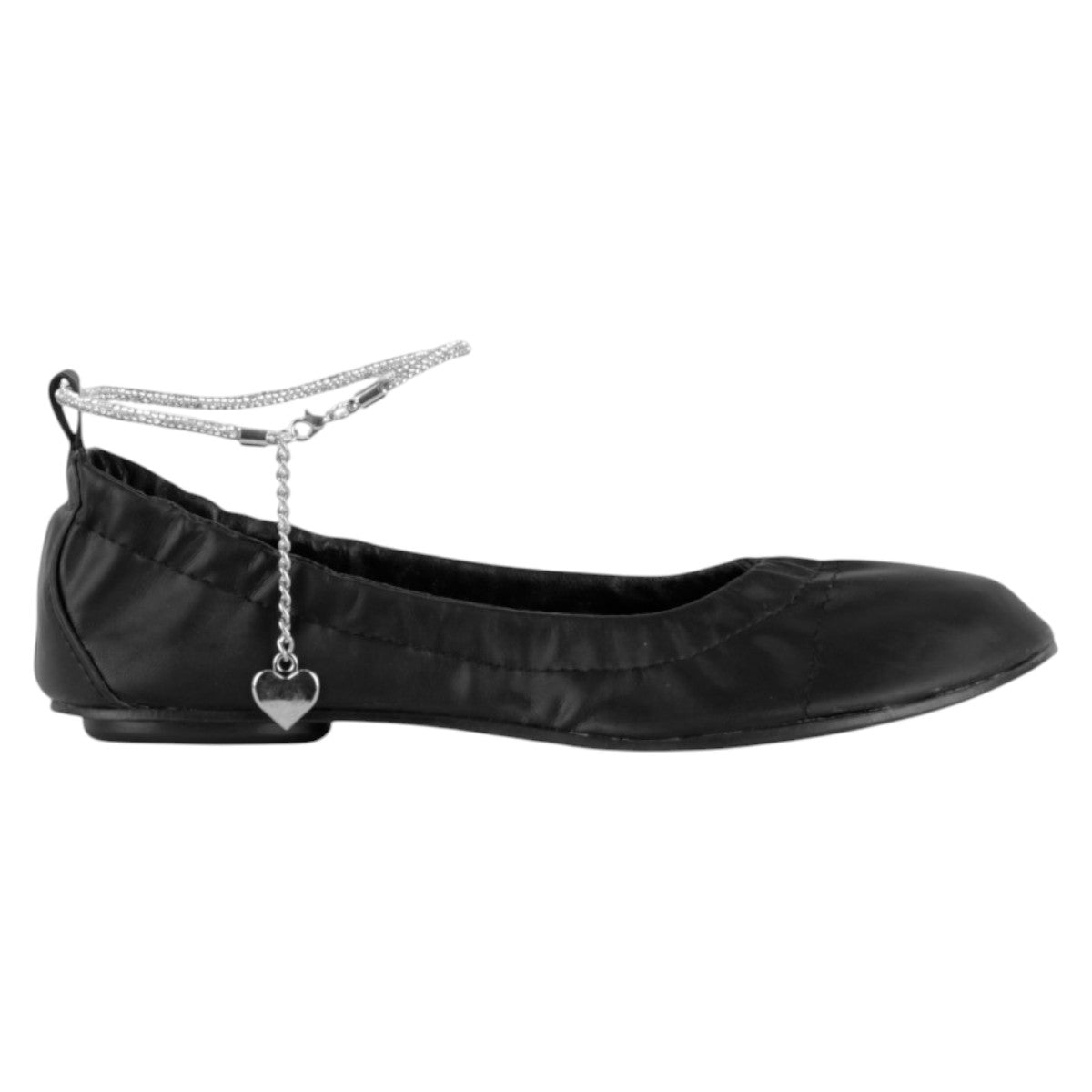 Foto 3 pulgar | Flats Clásicas Exterior Piel Vegana Color Negro Para Mujer De Rbbasics