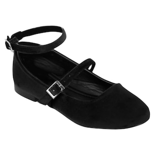 Foto 1 | Mary Jane Exterior Textil Color Negro Para Mujer De Rbcollection
