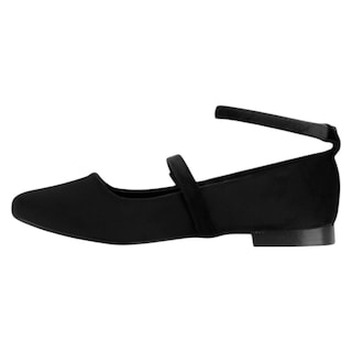 Foto 3 | Mary Jane Exterior Textil Color Negro Para Mujer De Rbcollection