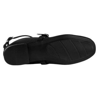 Foto 4 | Mary Jane Exterior Textil Color Negro Para Mujer De Rbcollection