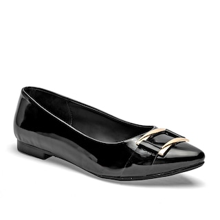 Foto 1 | Lady One Balerina Para Mujer Negro Charol