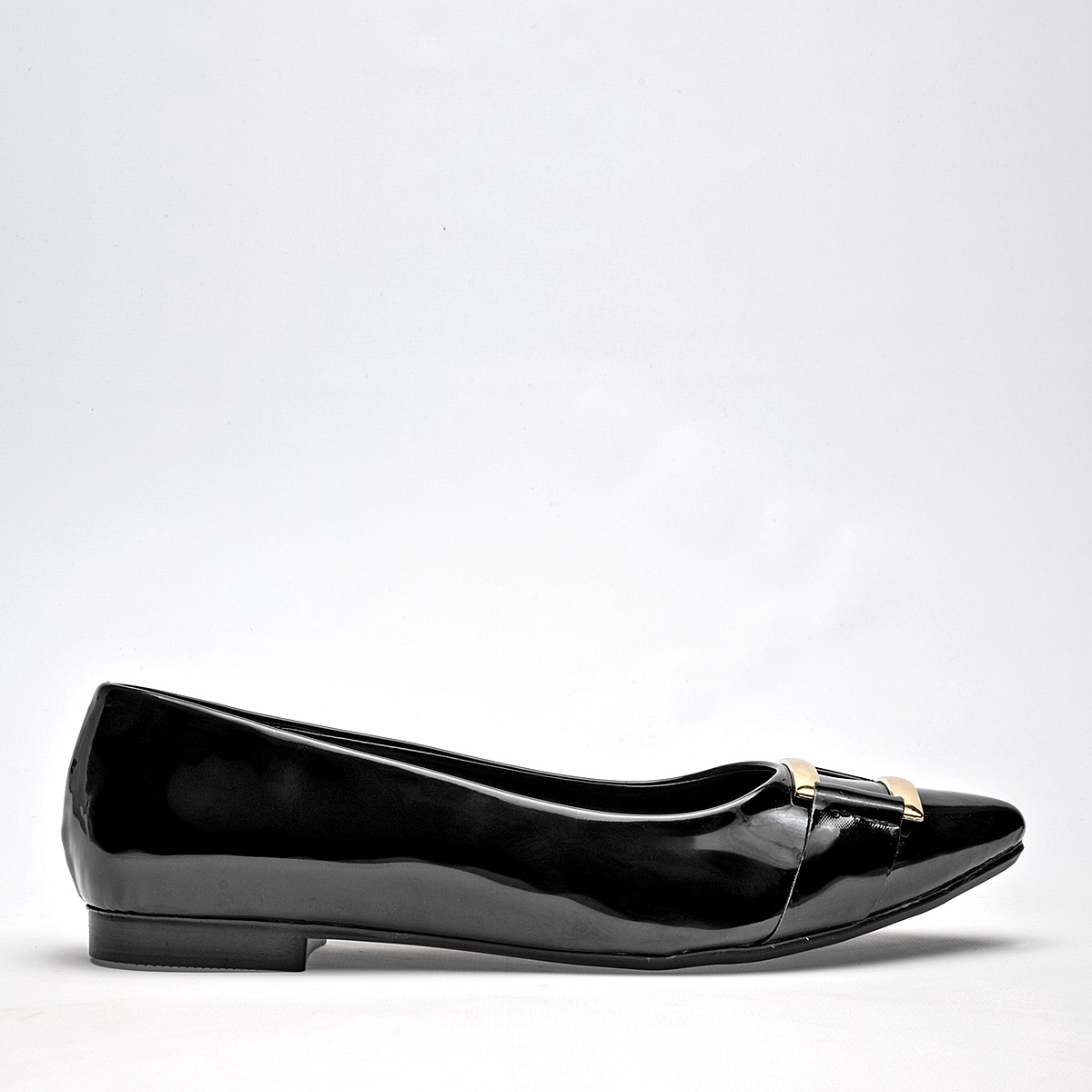 Foto 6 pulgar | Lady One Balerina Para Mujer Negro Charol