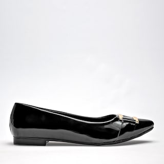 Foto 5 | Lady One Balerina Para Mujer Negro Charol