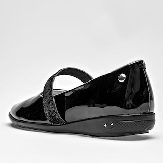 Foto 4 | Queen Balerina Para Mujer Negro Charol